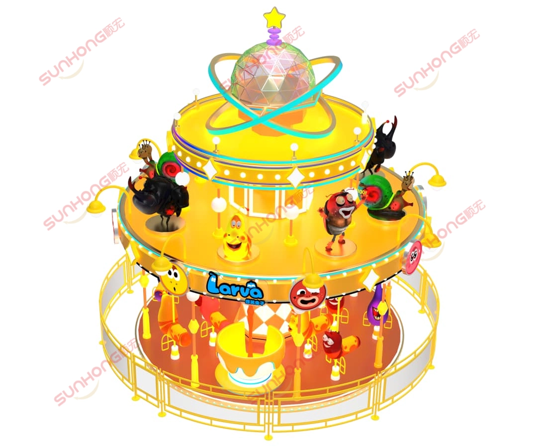 Vista aérea del carrusel de larvas - SUNHONG