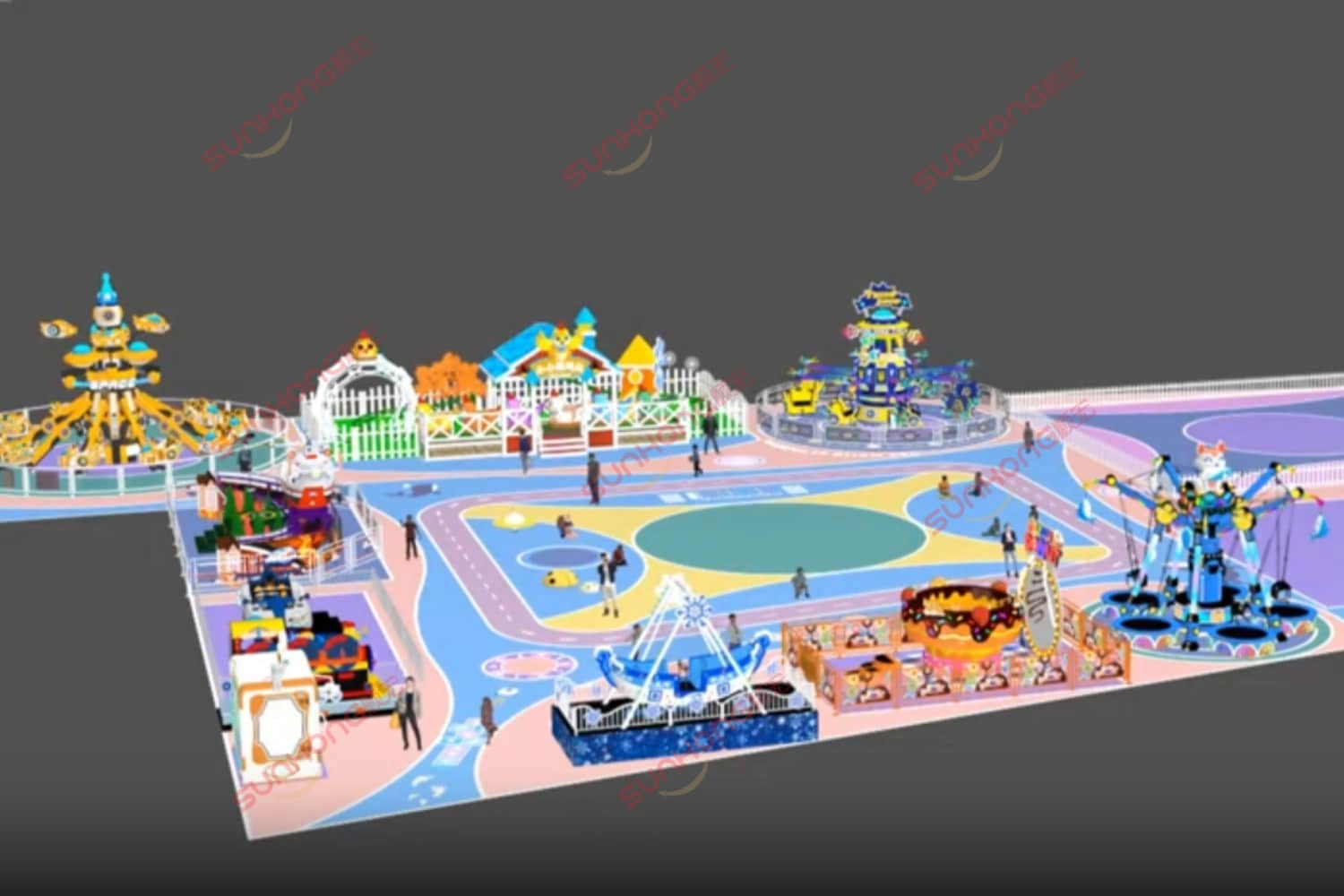 Amusement-facility-combination-plan - SUNHONG Amusement facility combination plan - SUNHONG