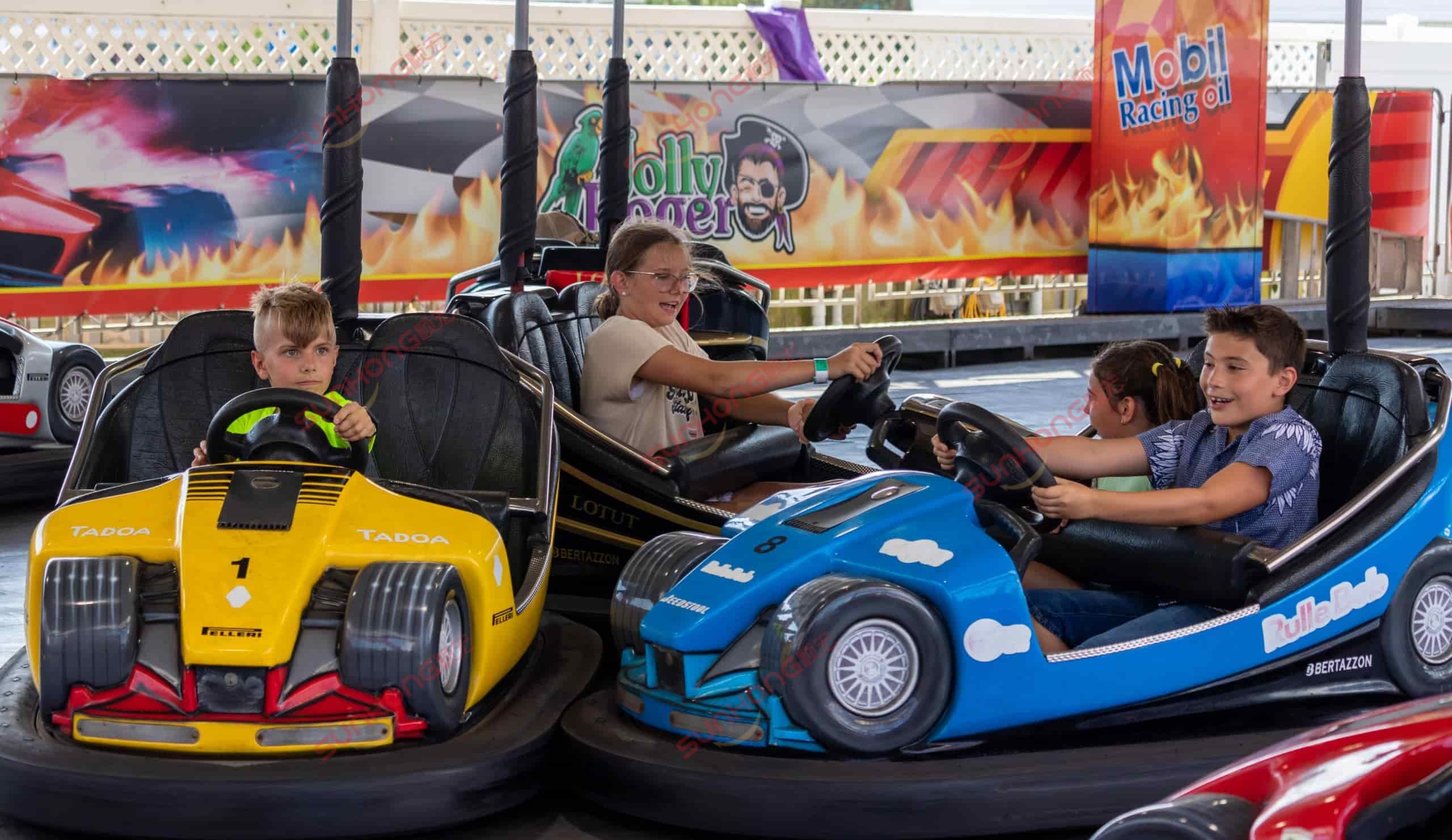 Battery-powered Bumper Cars Battery-powered Bumper Cars