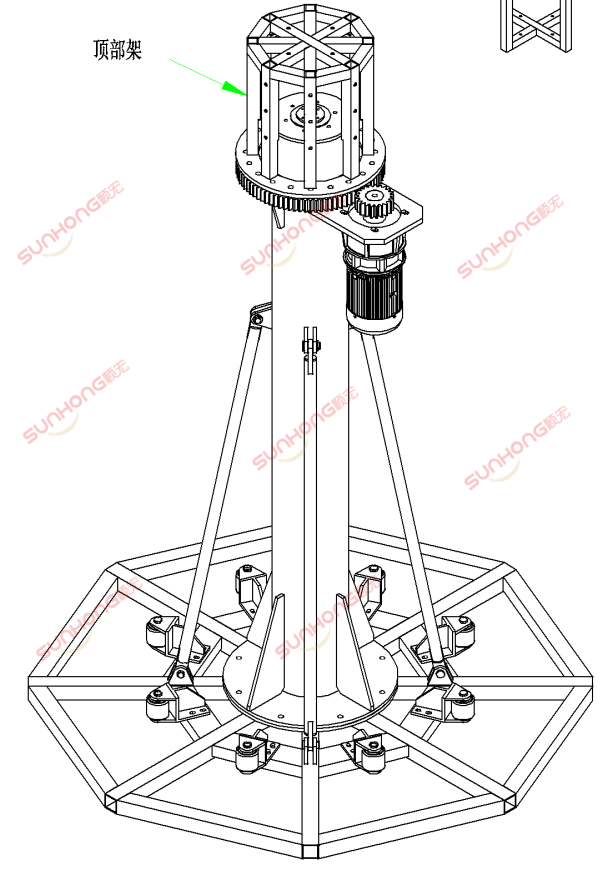 Carousel Installation Guide-Step 3 Install Upper Frame Structure Carousel Installation Guide-Step 3 Install Upper Frame Structure