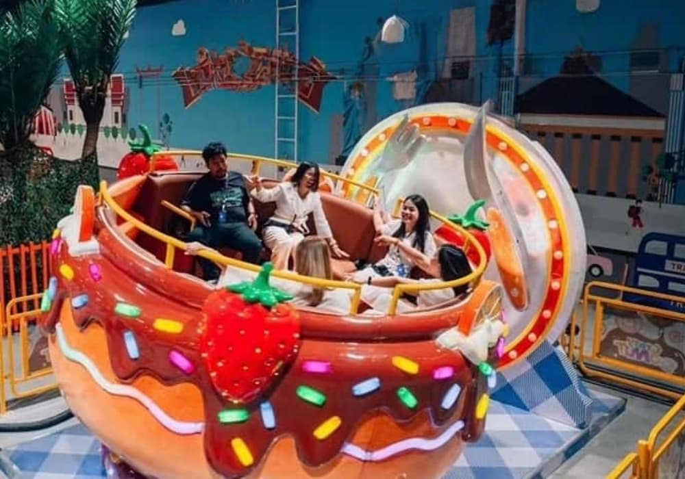Cultural Town Larya Amusement Park Rides-Crazy Donut-10P - SUNHONG
