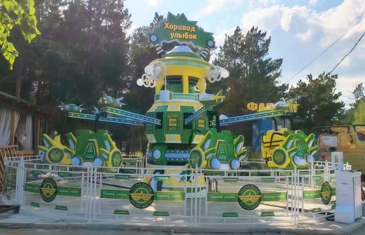 Atracción Green Time Jump en un parque de atracciones ruso, diseño de atracción personalizado - SUNHONG