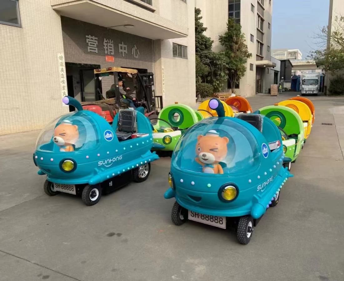 Trem elétrico sem trilhos com tema de urso – pronto para envio fora da fábrica - SUNHONG