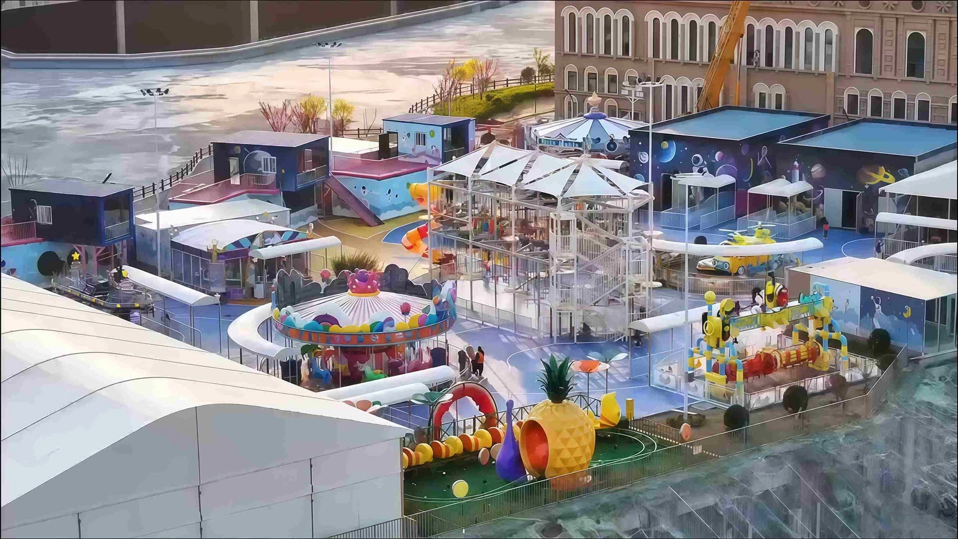 Parc à thème de style européen construit par SUNHONG