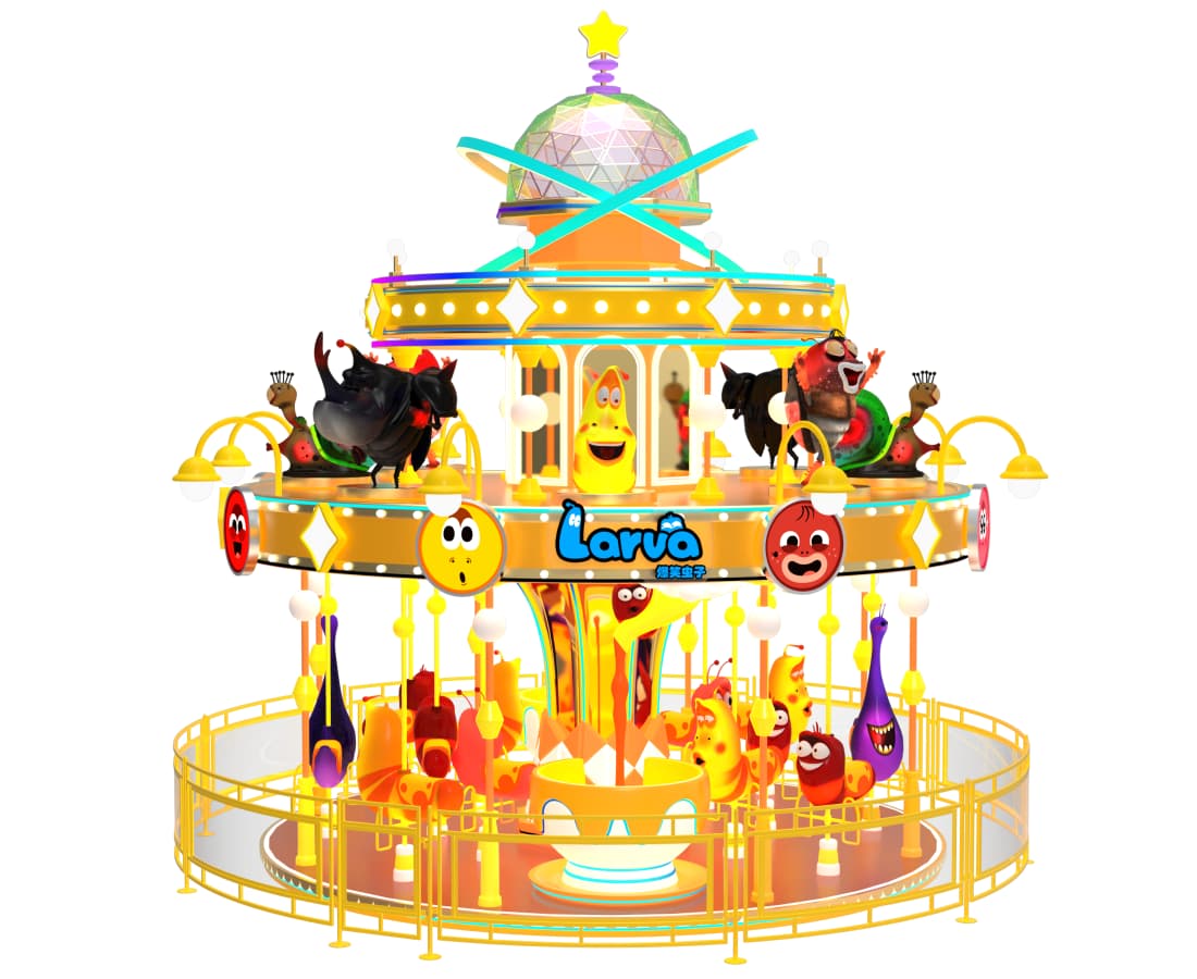 Front view of Larva Carousel