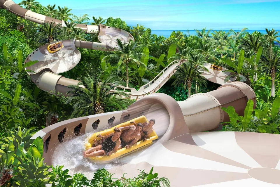 Jungle-themed water park