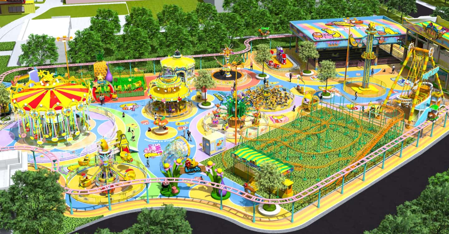 Larva City Adventure Park-3D MASTER PLAN - SUNHONG