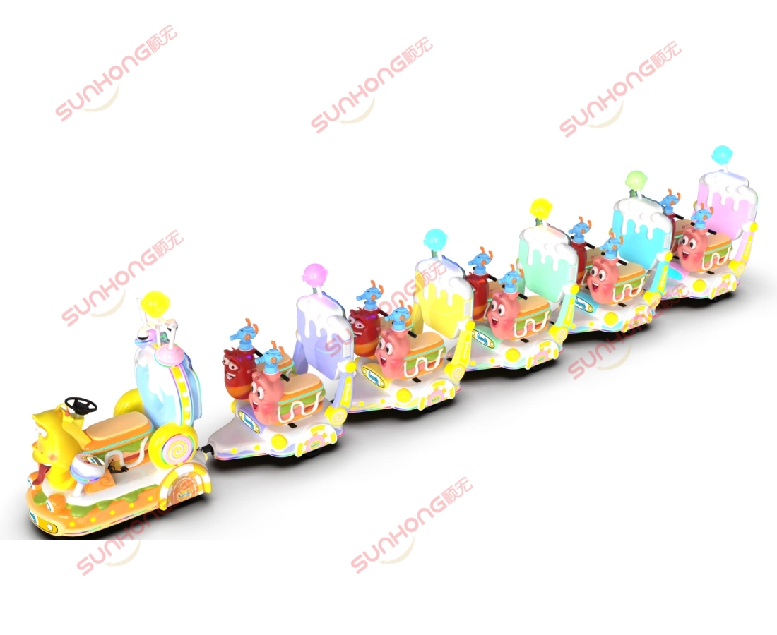 幼虫游侠无轨火车右3D渲染 - SUNHONG 右侧 Larva Ranger 无轨火车的 3D 视图展示了奇妙的细节 - SUNHONG