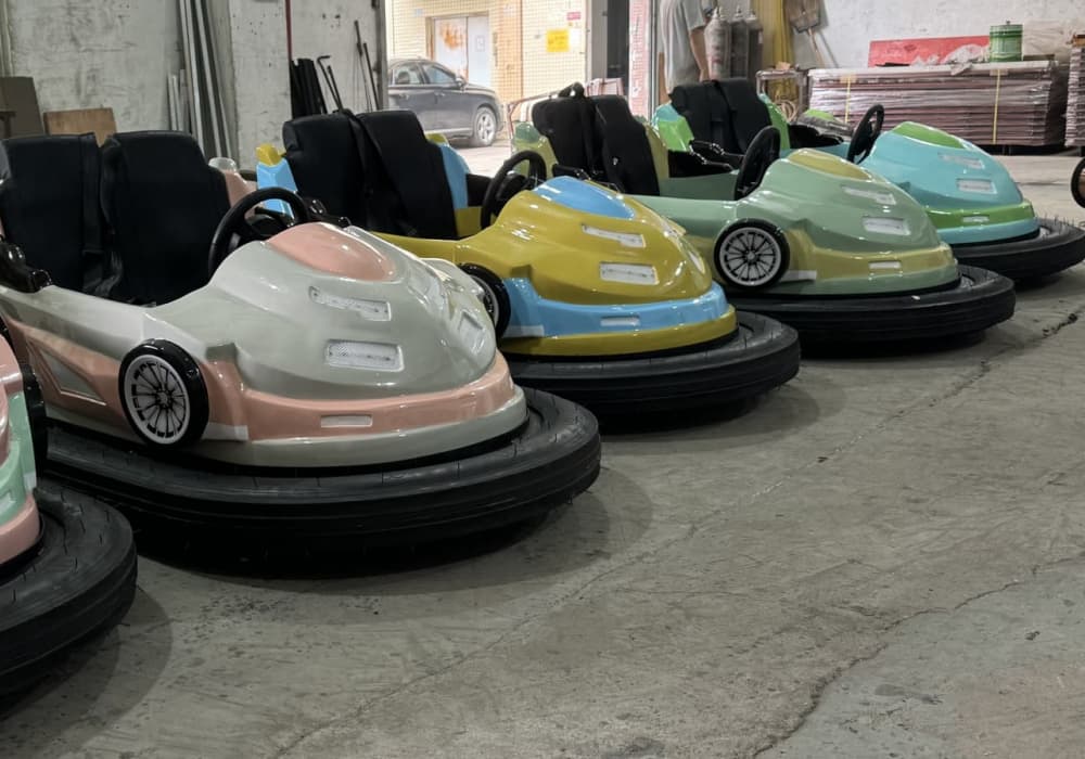 Larva Theme Park Government Collaboration Amusement Rides-Bumper Cars - SUNHONG