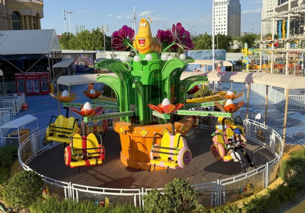 Larva Theme Park Government Collaboration Amusement Rides-Larva Blooms-16P - SUNHONG