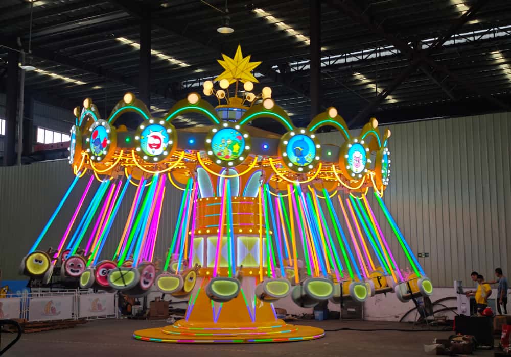 ألعاب مدينة ملاهي لارفا - عربة لارفا الطائرة - سونهونغ