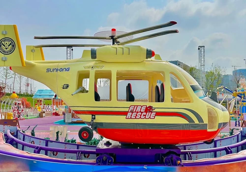 Larva-Themed Park Near Stadium Amusement Rides-Fire Rescue-6P - SUNHONG