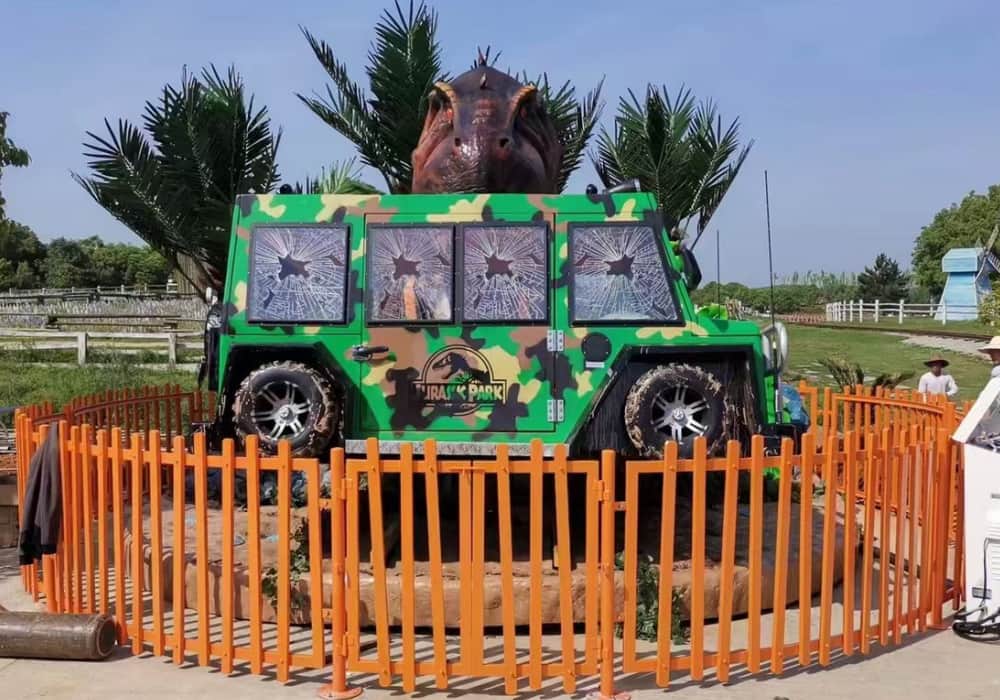 Larva-Themed Park Near Stadium Amusement Rides-Jurassic Swinger-8P - SUNHONG