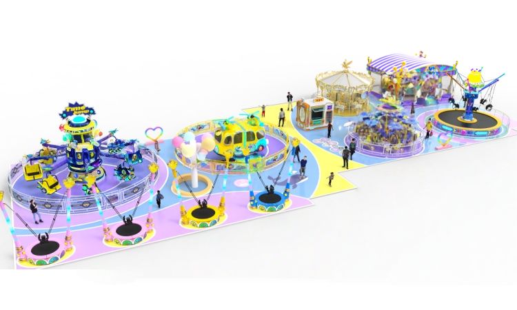 Mini Parque Familiar em Atrações Turísticas Vista Frontal - SUNHONG
