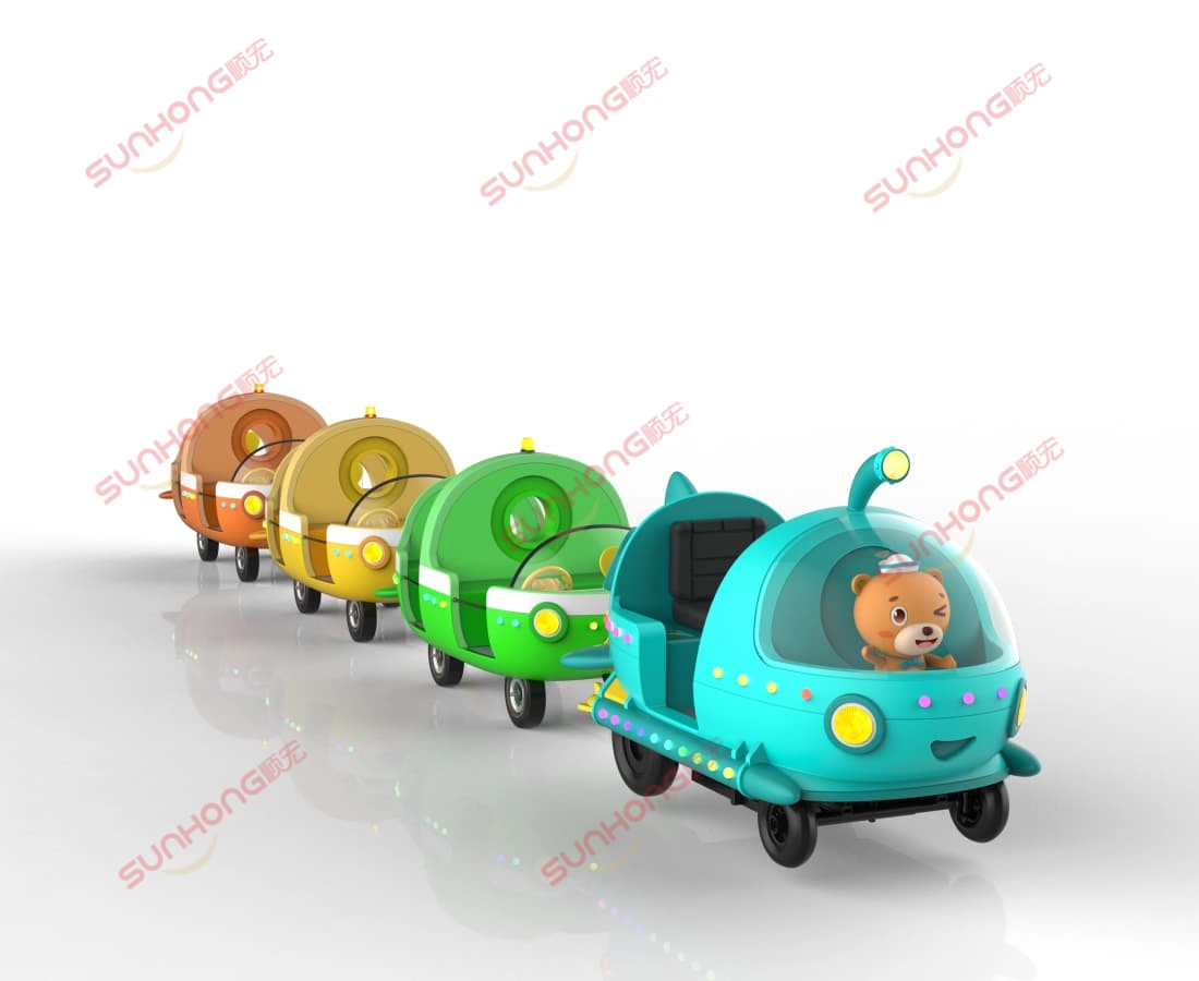 trem-oceano-trem-elétrico-sem-trilhos-renderização-frontal - SUNHONG