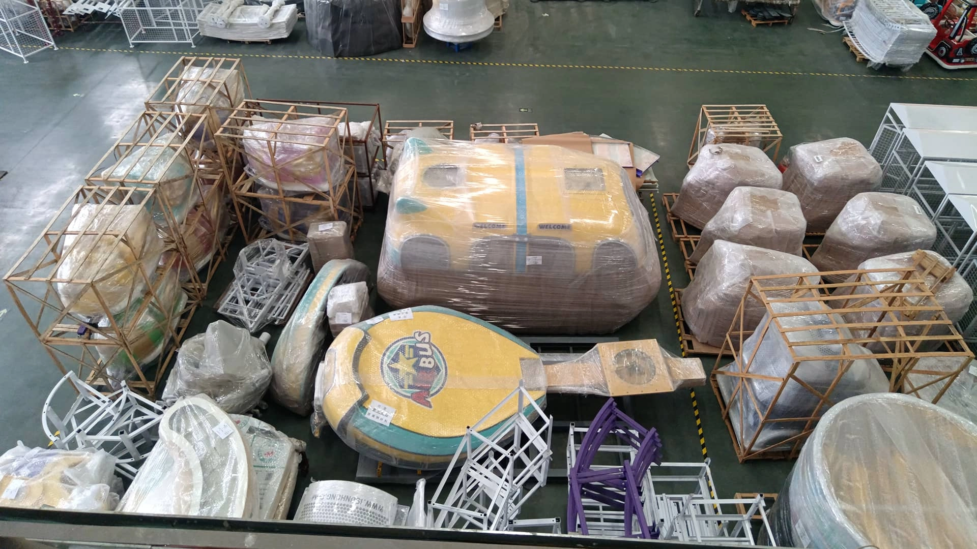 Packaging of SUNHONG amusement equipment - SUNHONG