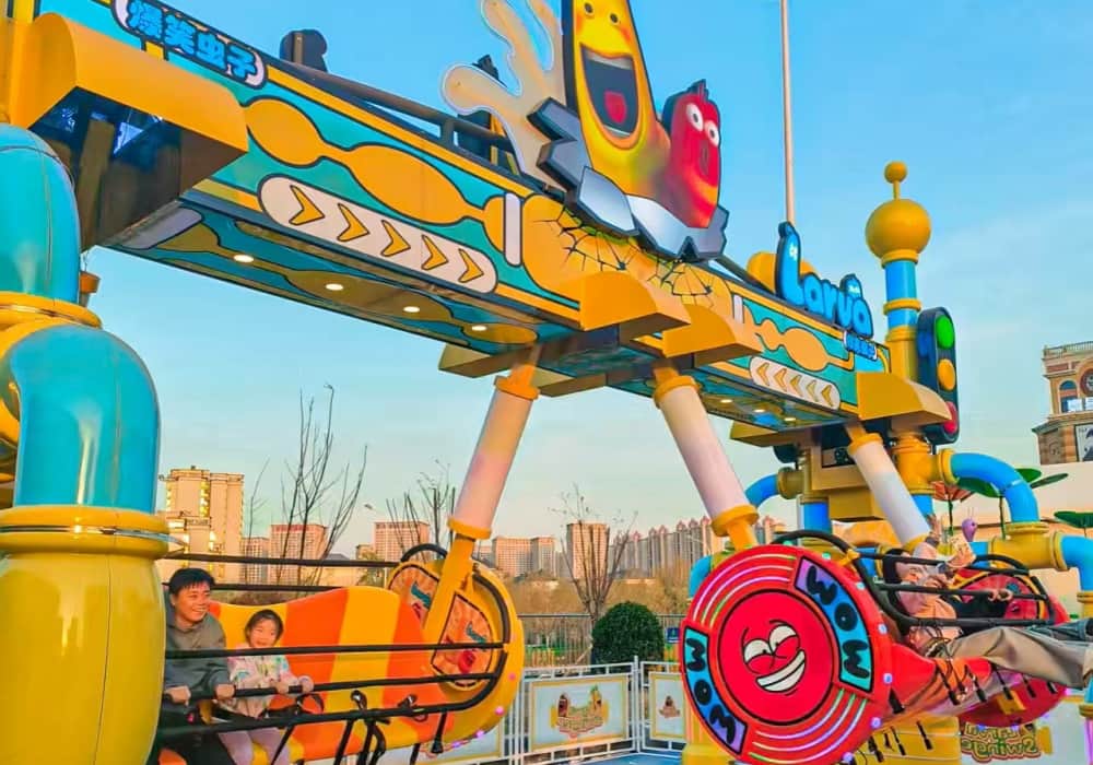 Seaside Fortress Amusement Park Rides-Larva Swing-24P - SUNHONG
