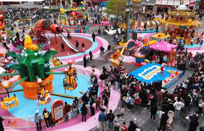 Centro comercial en el proyecto del parque temático - SUNHONG