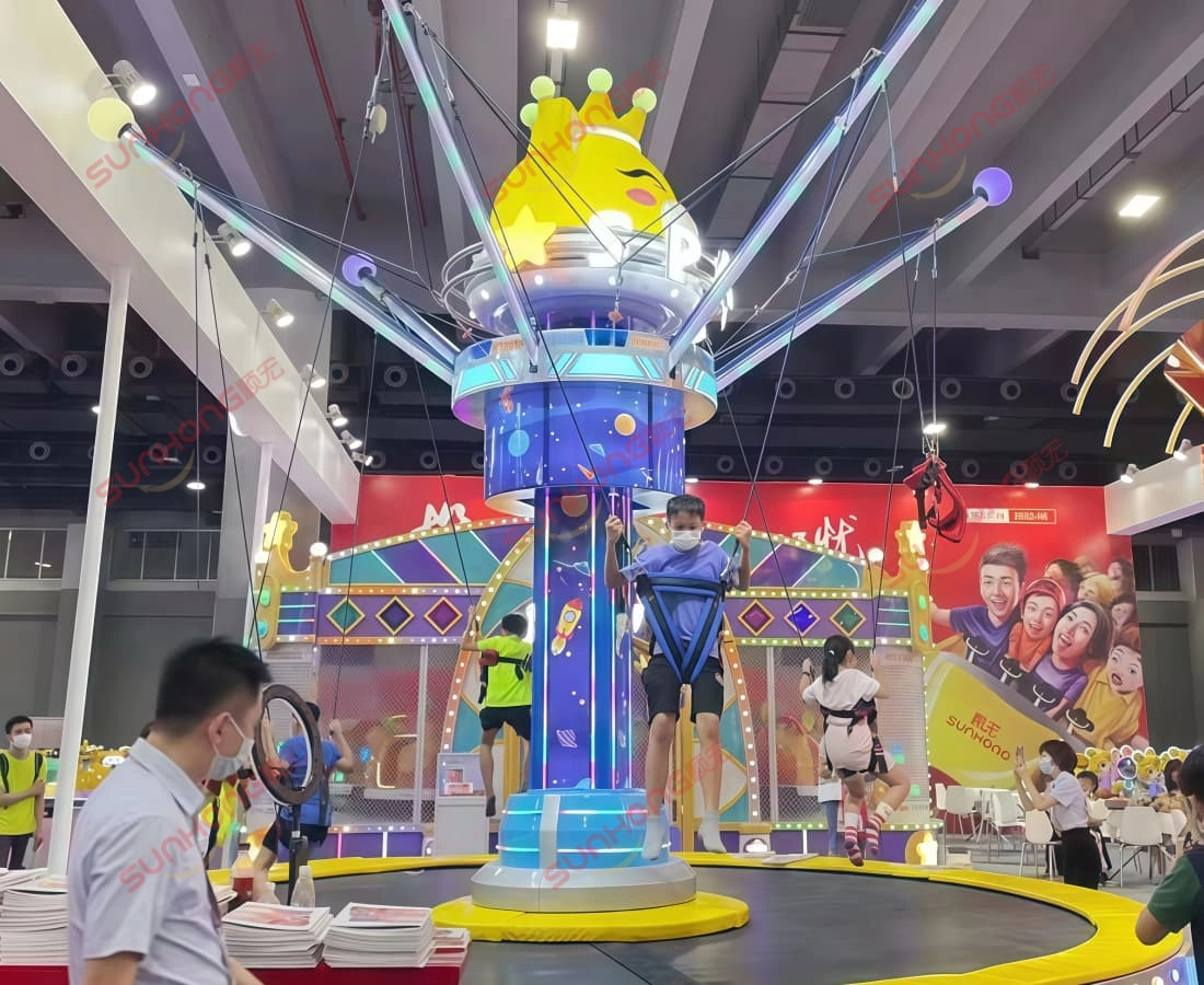 space-jump-bungee-ride-exhibition-sunhong - SUNHONG Space Jump bungee ride showcased at SUNHONG’s exhibition booth - SUNHONG