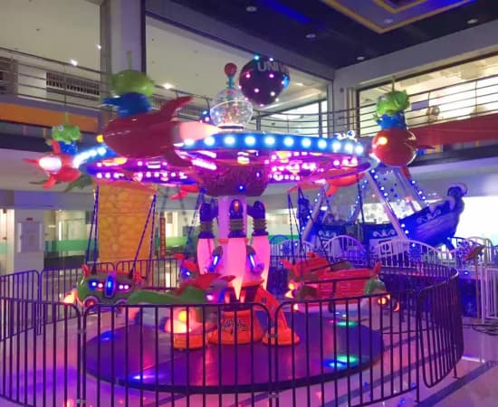Cadeira voadora infantil SUNHONG com assentos de LED para crianças, brinquedos familiares seguros de um fabricante de brinquedos - SUNHONG