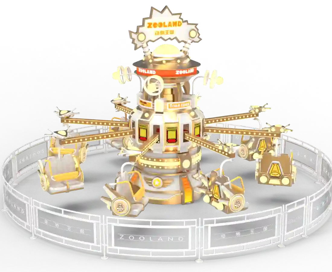 SUNHONG-Time-Lompat-Peterbangan-Tunggangan-Zooland-Tema-3D-Utama