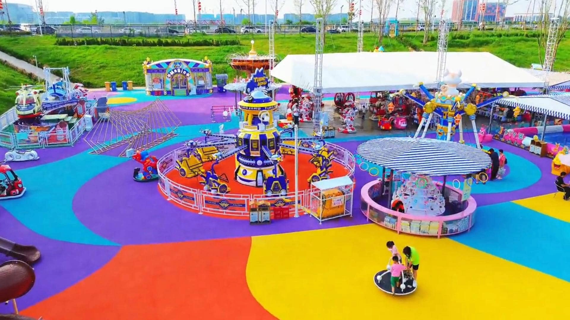 The colorful theme amusement park built by SUNHONG team - SUNHONG