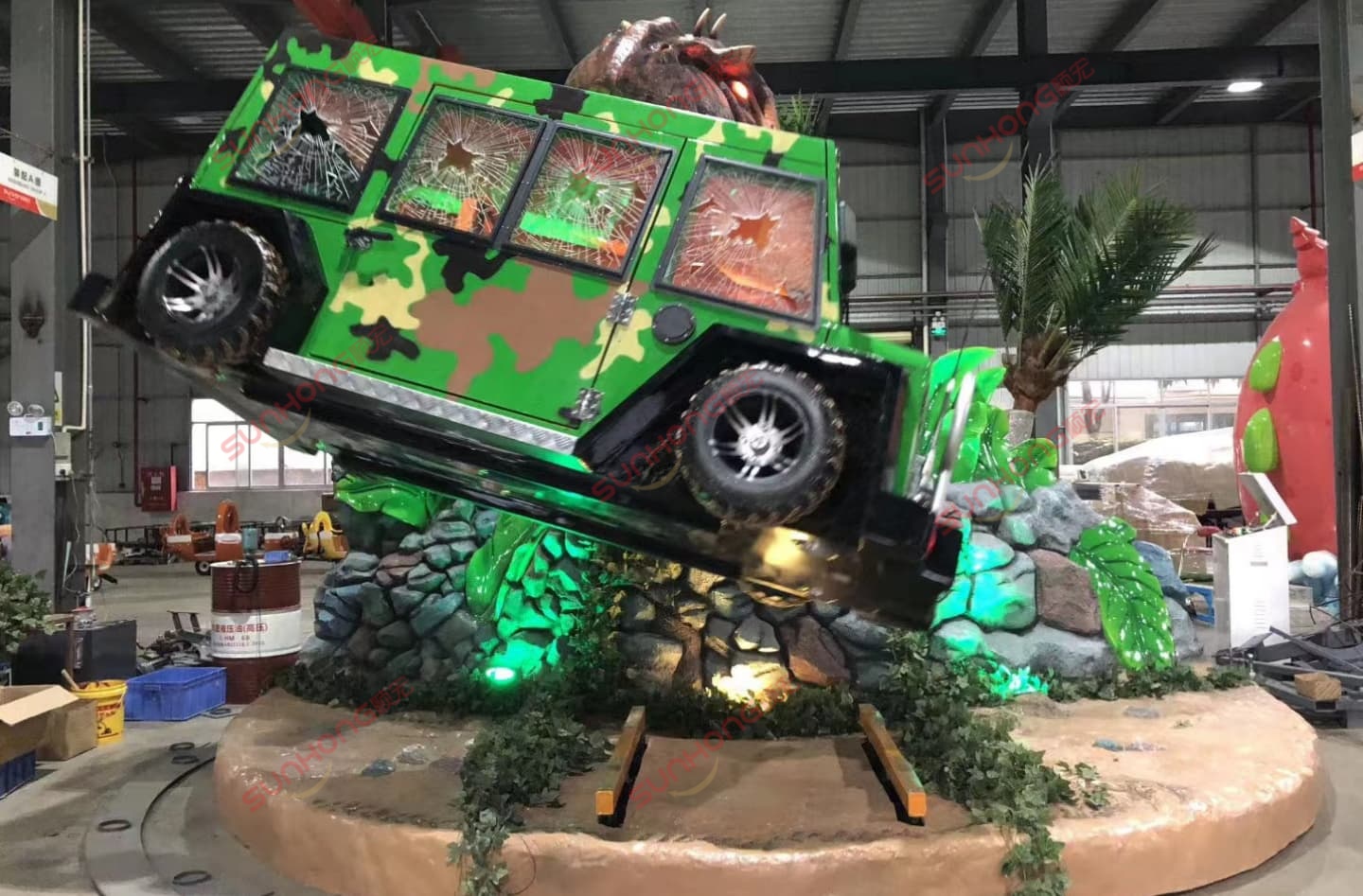 The Most Popular and Common Amusement Park Rides-Jurassic Swinger The Most Popular and Common Amusement Park Rides-Jurassic Swinger