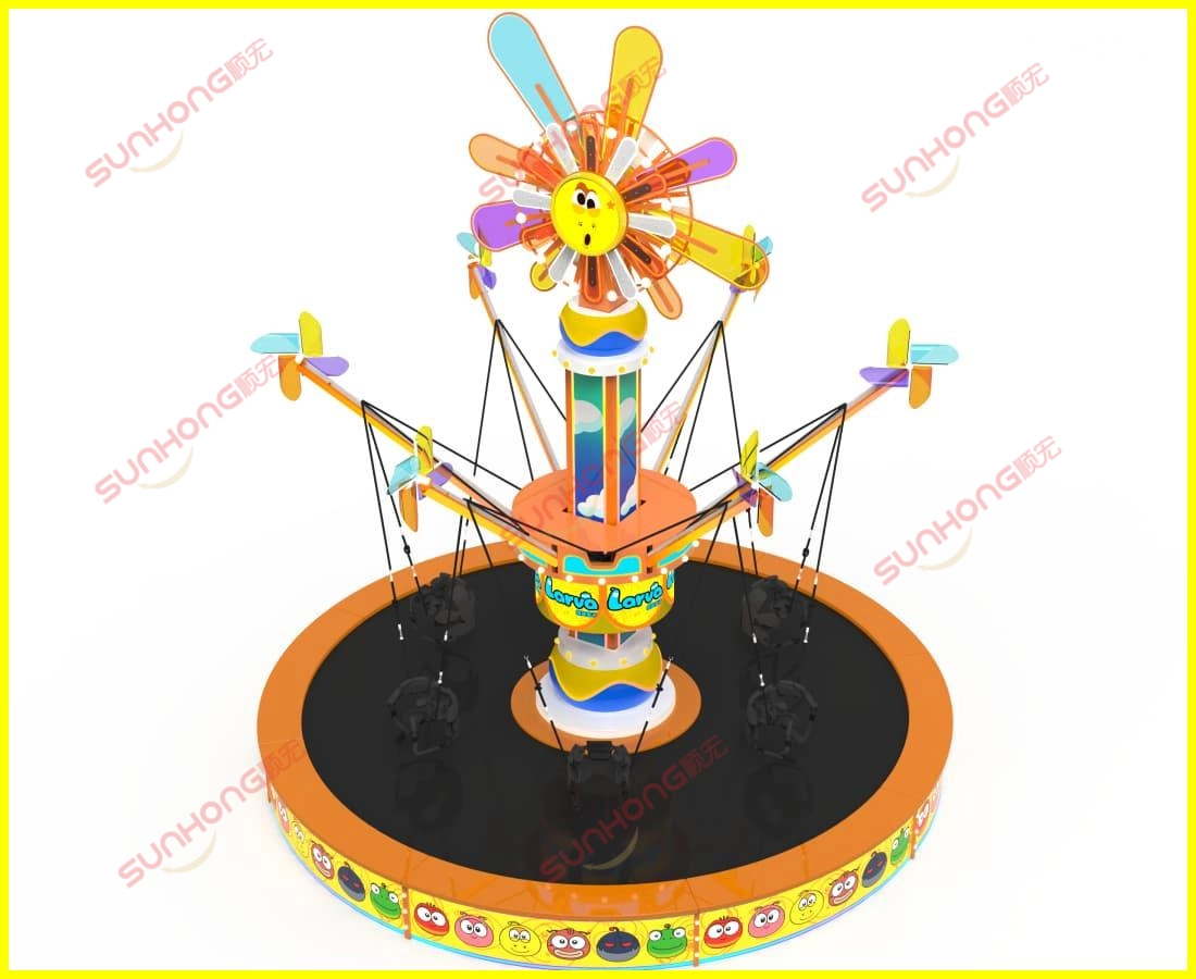trampoline-bungee-jump-3d-angle-view - SUNHONG