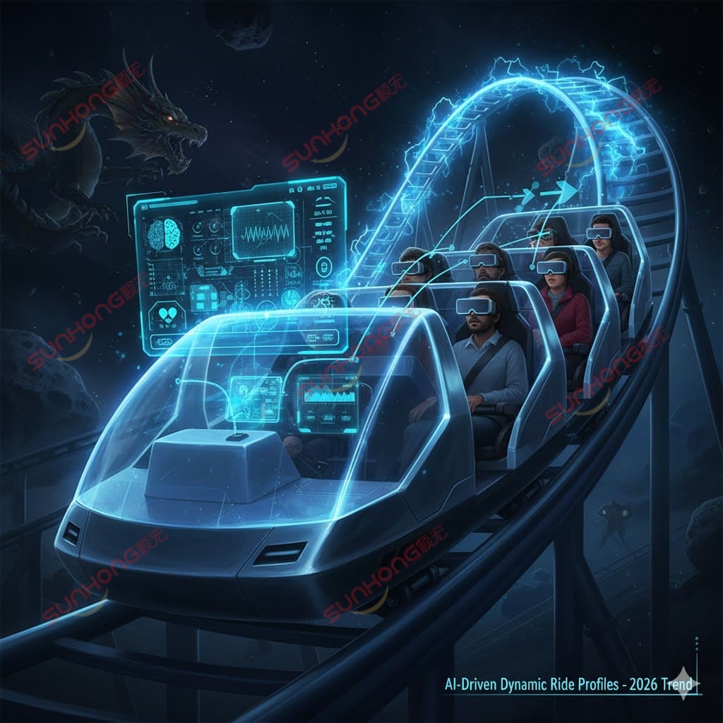 unnamed (1) Futuristic VR roller coaster in a space setting.