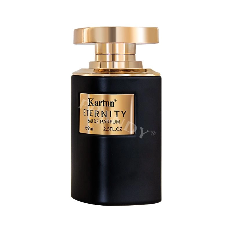 Kartun Noble Eternity Men Perfume 6 - Kartun Kartun Eternity Eau de Parfum, 75ml black bottle with gold cap and label. - Kartun