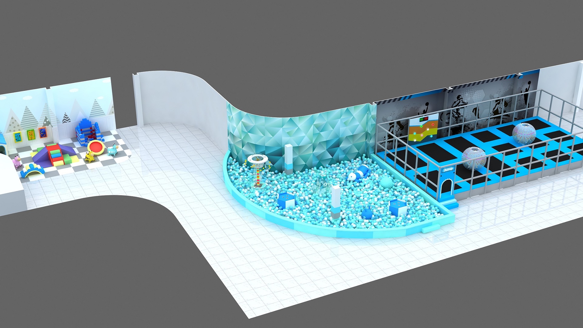 0-13 Years Old Kids Play Area Playground Center Indoor Soft Play Area2