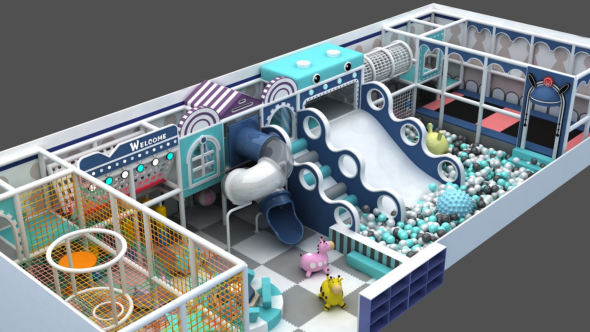 Ce Certified Indoor Kids Playground Softplay Naughty Fort