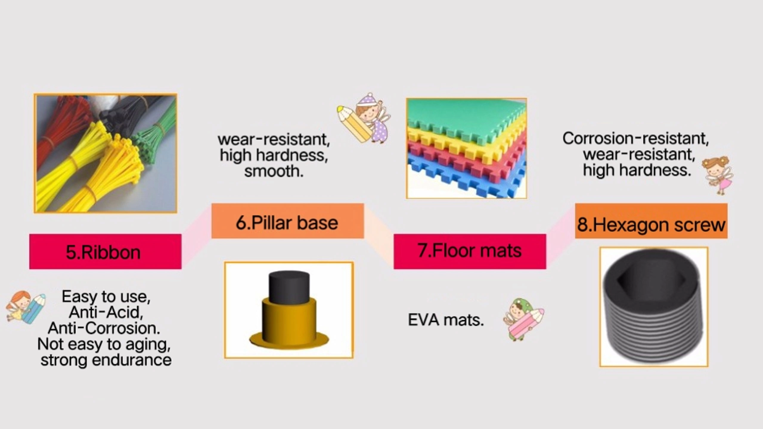 Our Materials Have The Following Advantages - FEI FAN