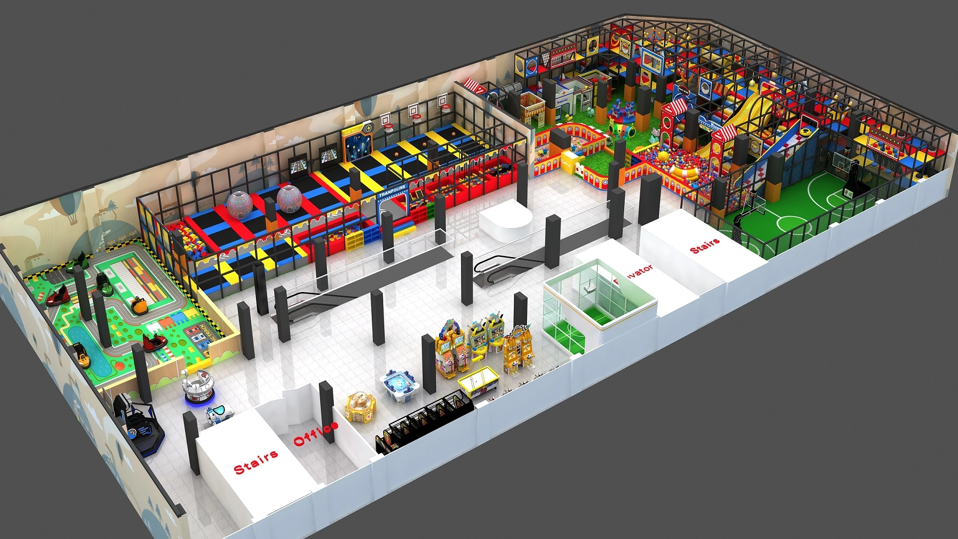 Customized Commercial Indoor Playground By Certified Factory - FEI FAN
