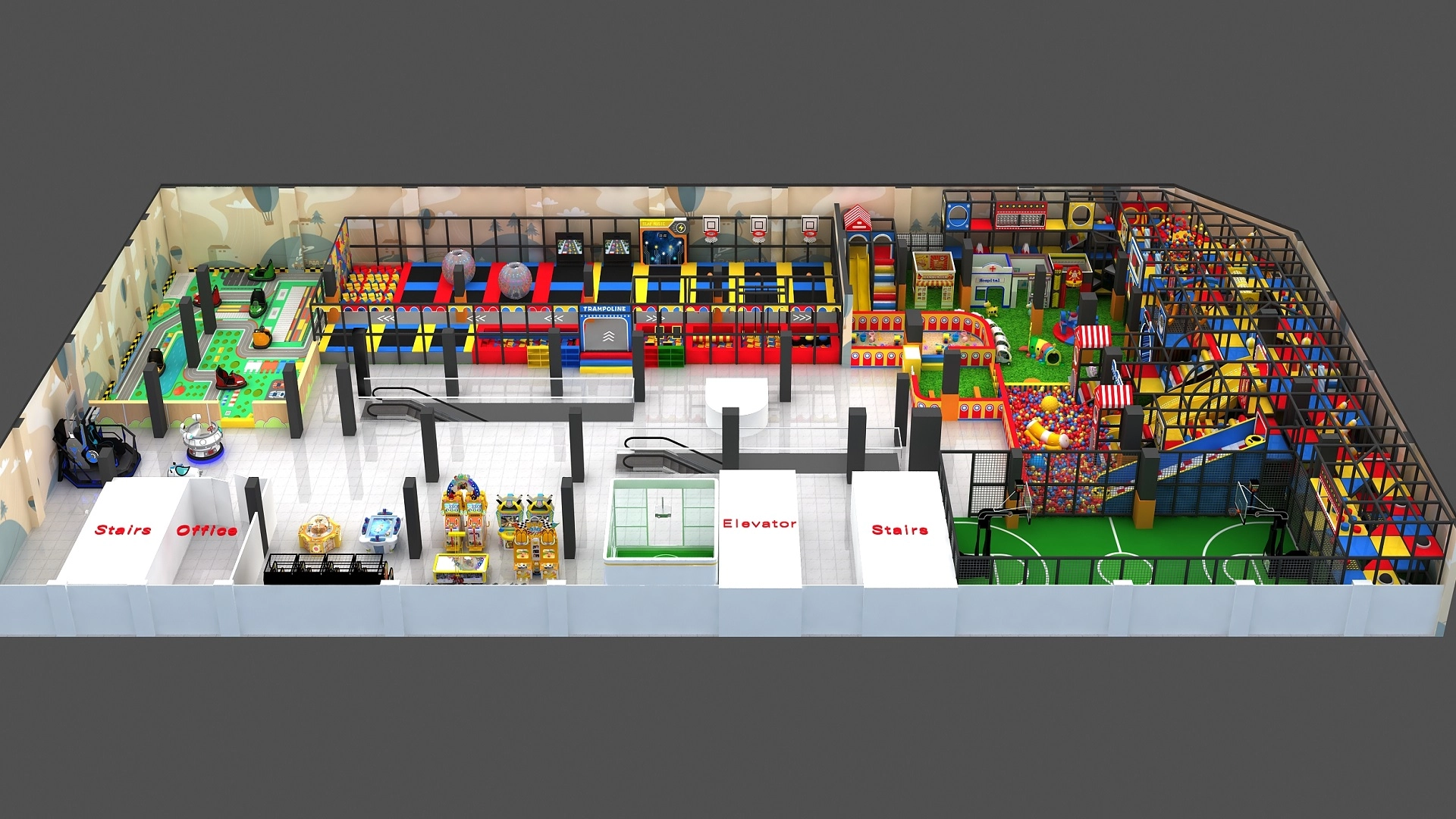 Customized Commercial Indoor Playground By Certified Factory - FEI FAN