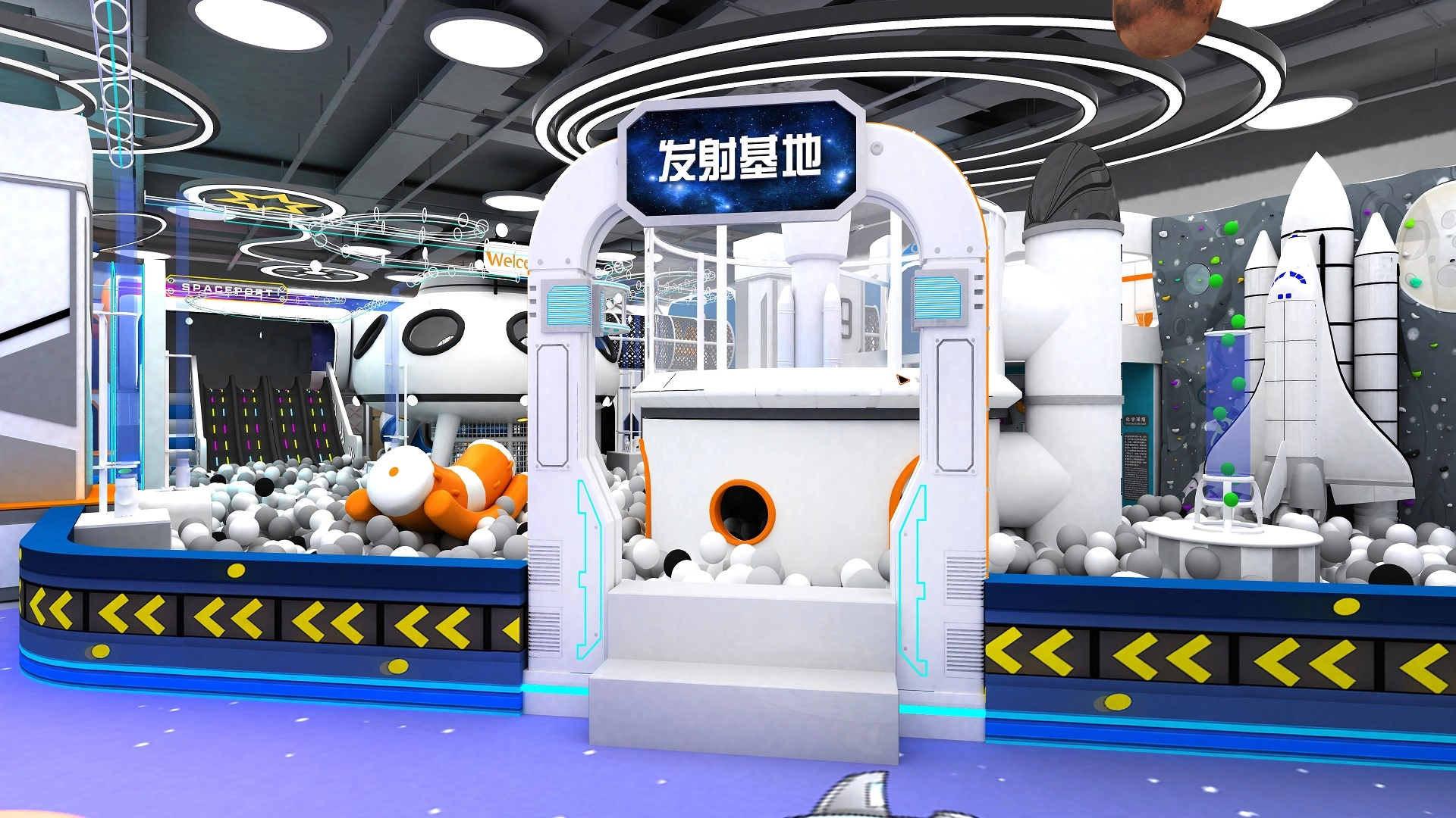 Hot-Sale-Pvc-Indoor-Playground-Equipment-For-Children - FEI FAN 4 - FEI FAN