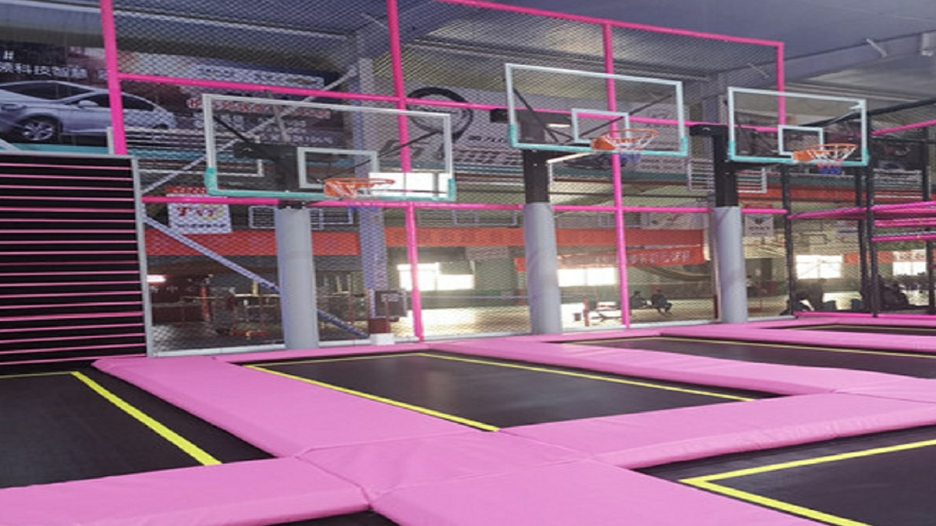 High Quality Waterproof Trampoline Park Equipment For Commercial