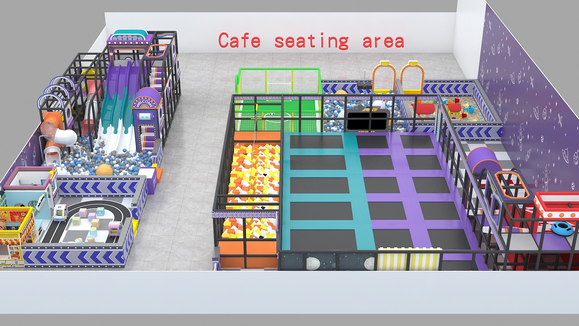 Customized Children's Commercial Indoor Soft Playground 1