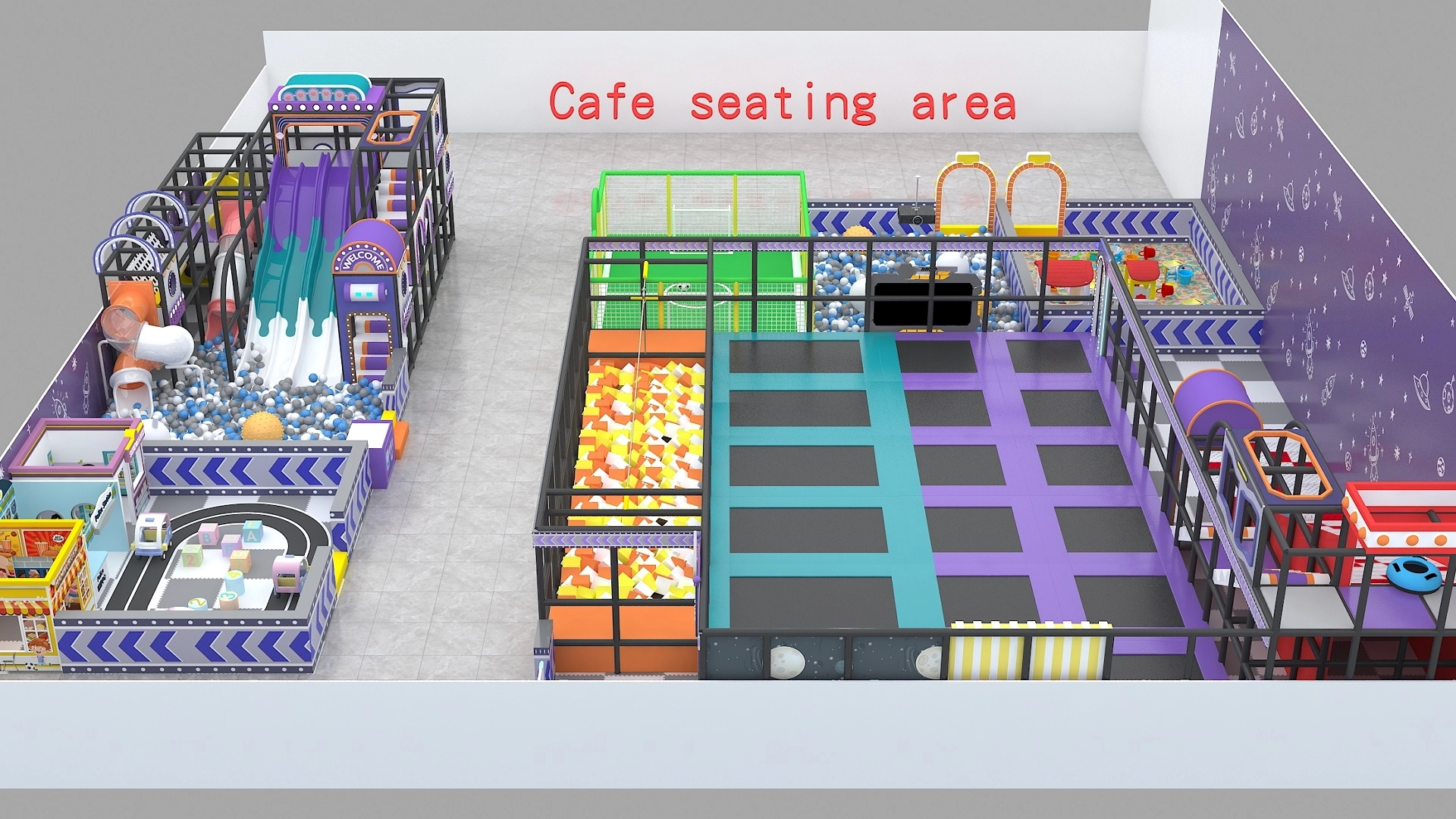 Customized Children's Commercial Indoor Soft Playground 1 - FEI FAN