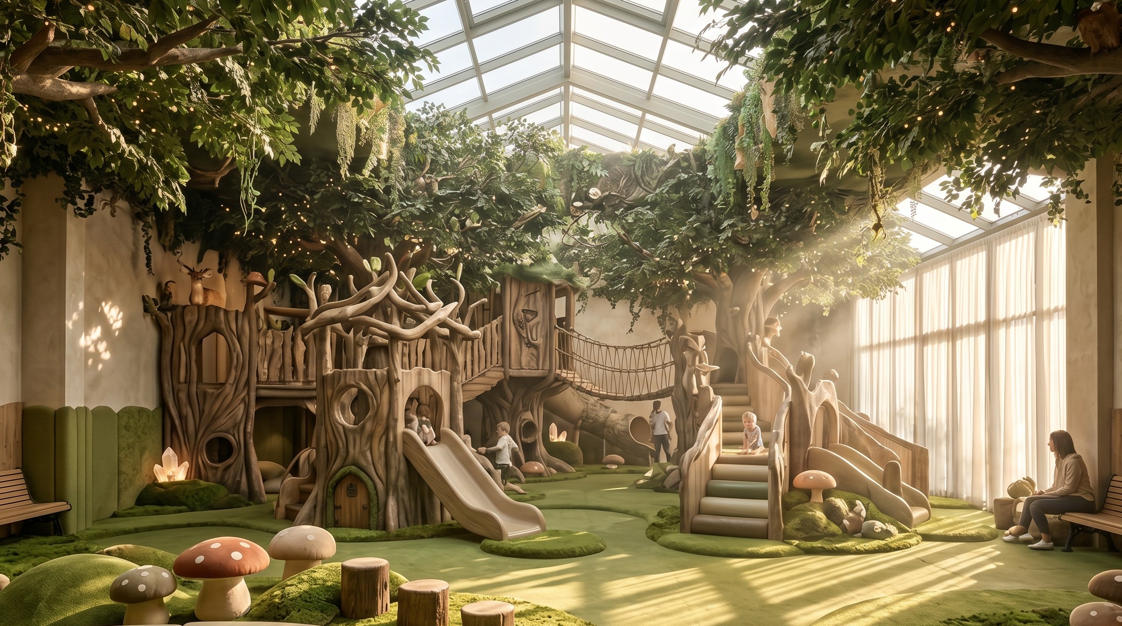 a magical forest