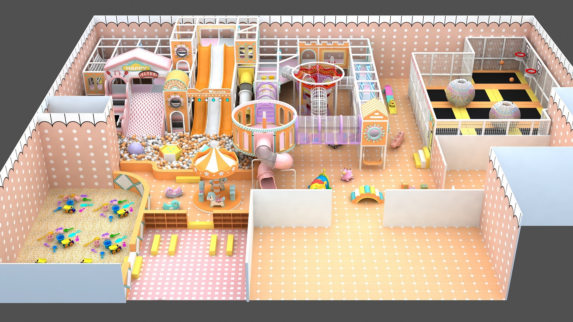 Commercial Indoor Playground Equipment For Kids Amusement Park1