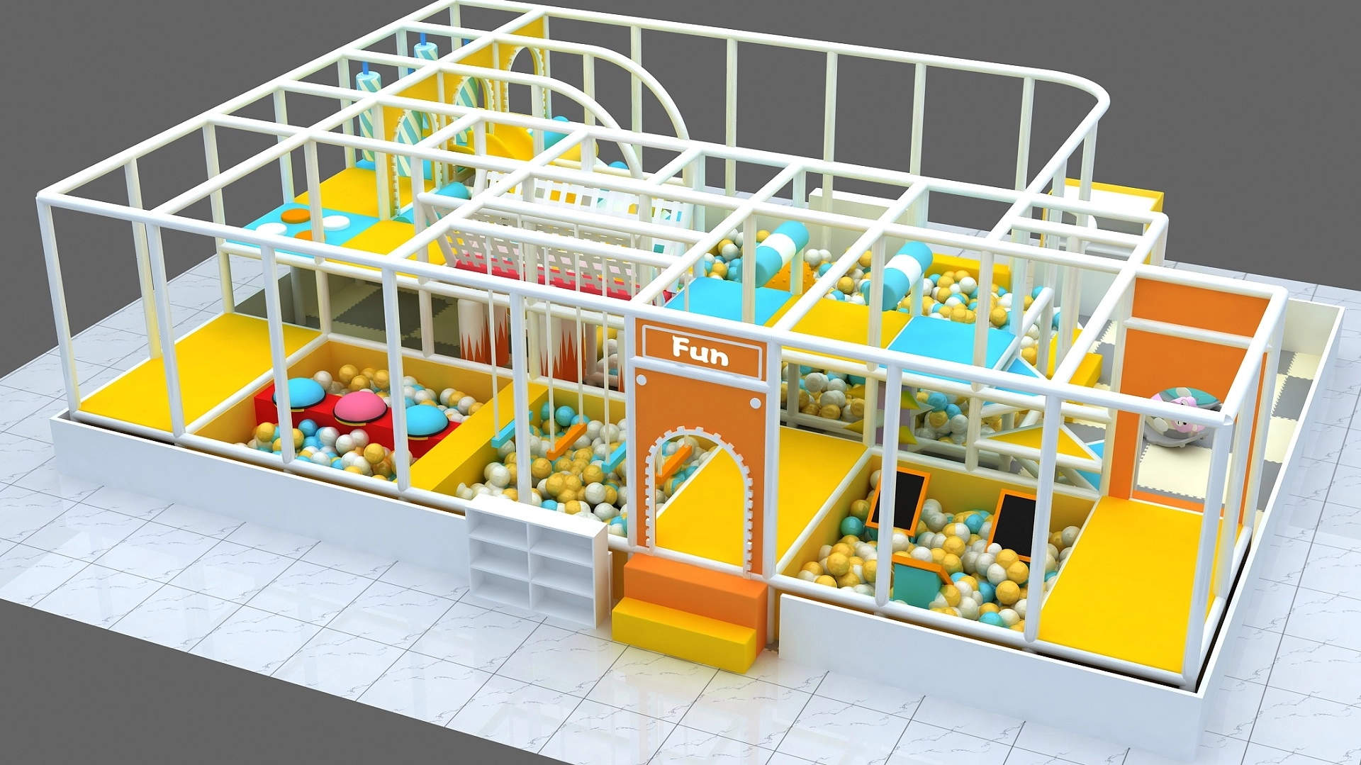Commercial Indoor Playground Soft Play Maze For Children1 - FEI FAN Commercial Indoor Playground Soft Play Maze For Children1 - FEI FAN