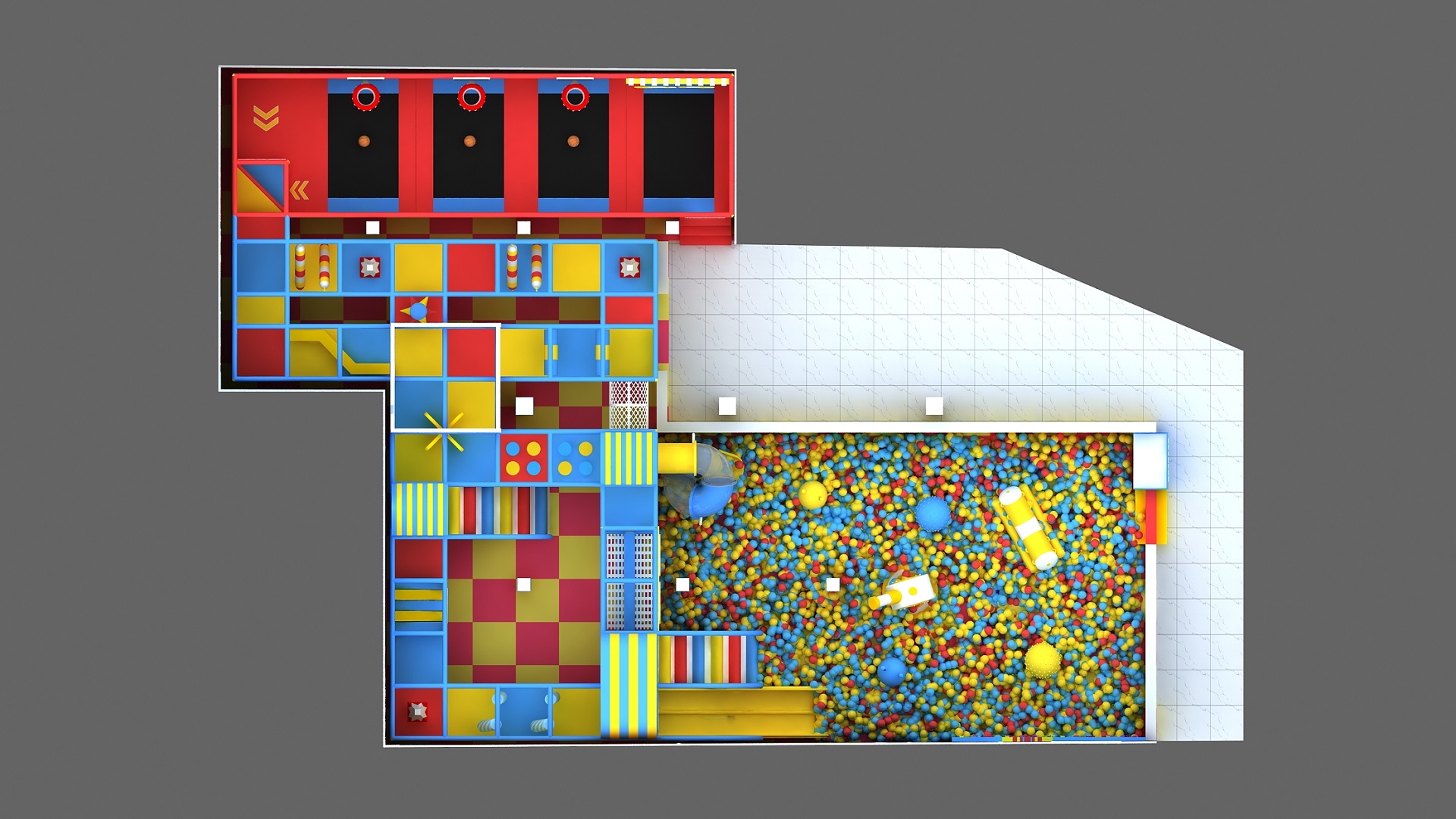 Custom Themed Children's Park Soft Inside Playground3