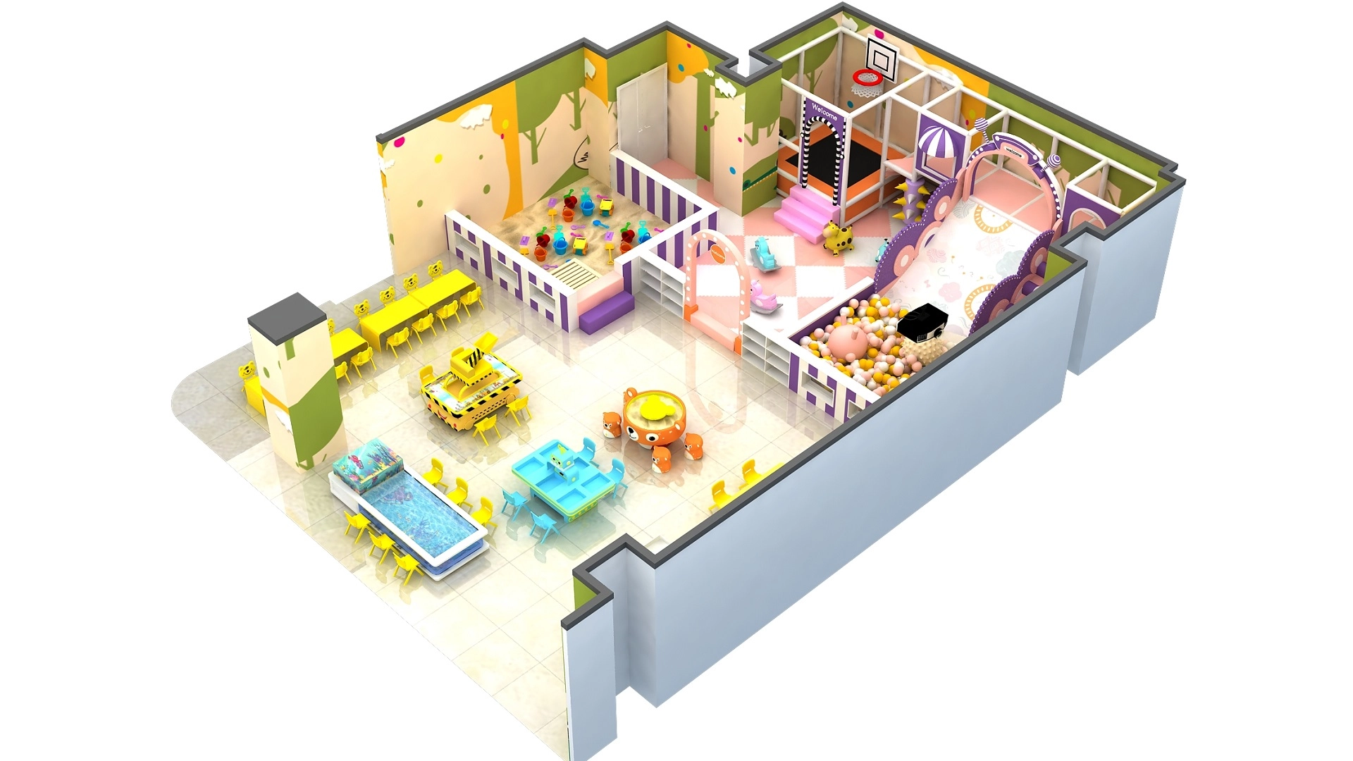 Customzied Kids Indoor Playground Equipment for Commercial3 - FEI FAN Customzied Kids Indoor Playground Equipment for Commercial3 - FEI FAN