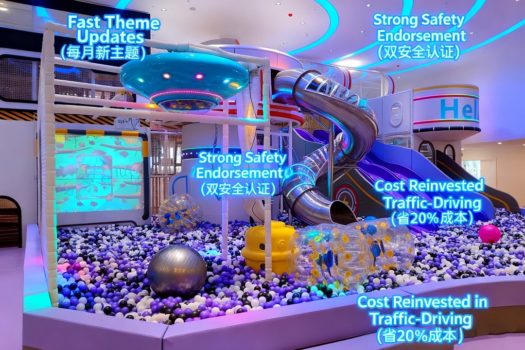 你们的淘气堡厂家直供，在引流上比经销商的产品好在哪？