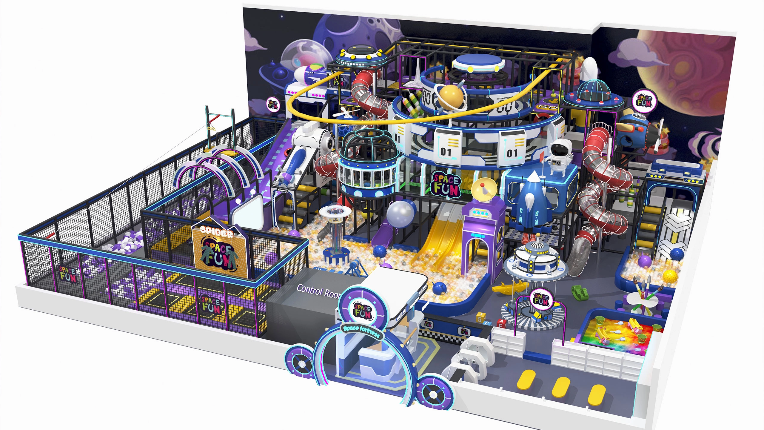Dubai-Space-Themed-Indoor-Playground - FEI FAN