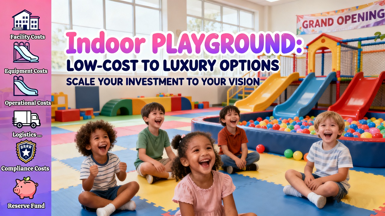 开一家室内游乐场需要多少成本？1
