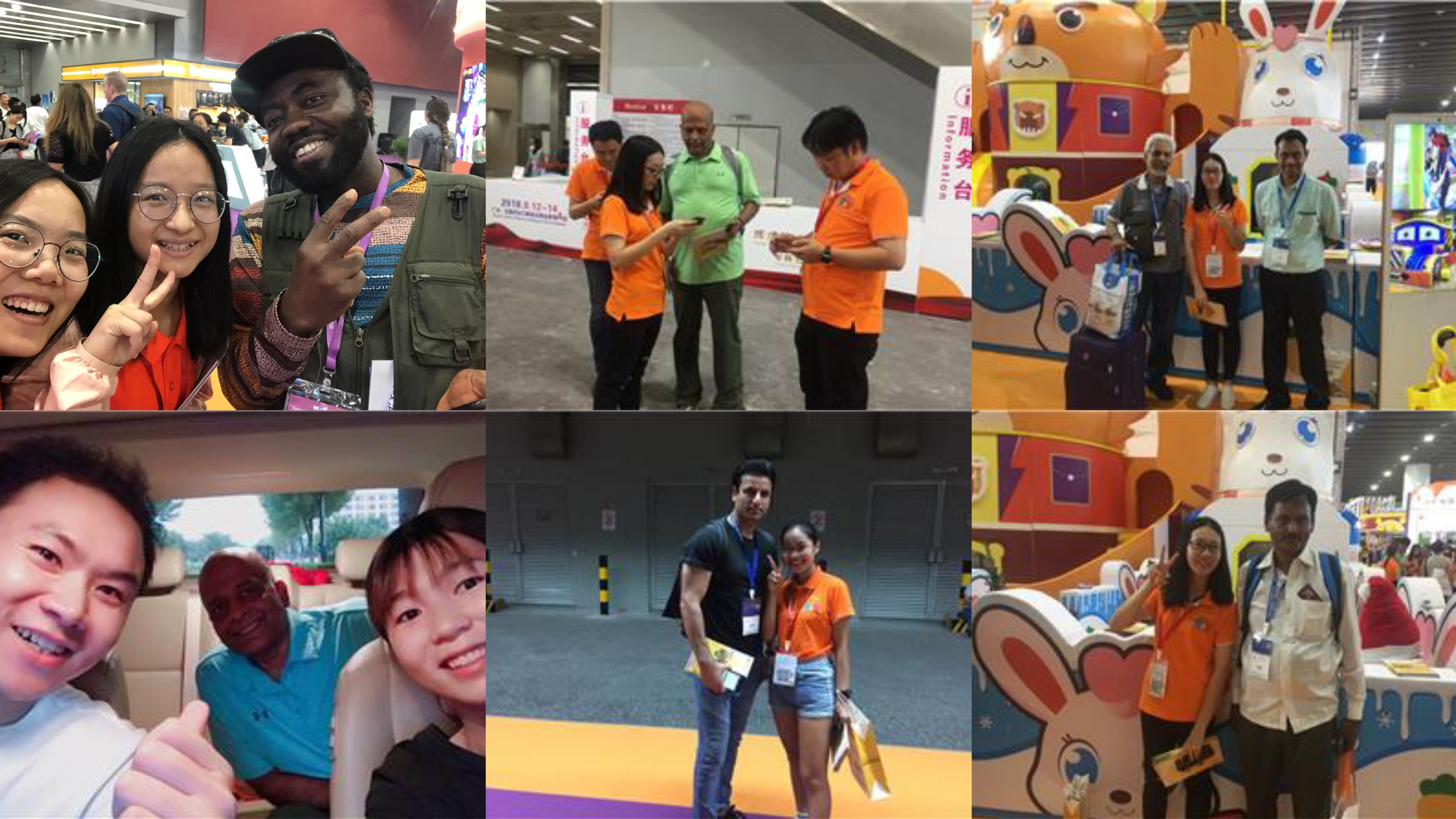 Group photo with cooperative customers