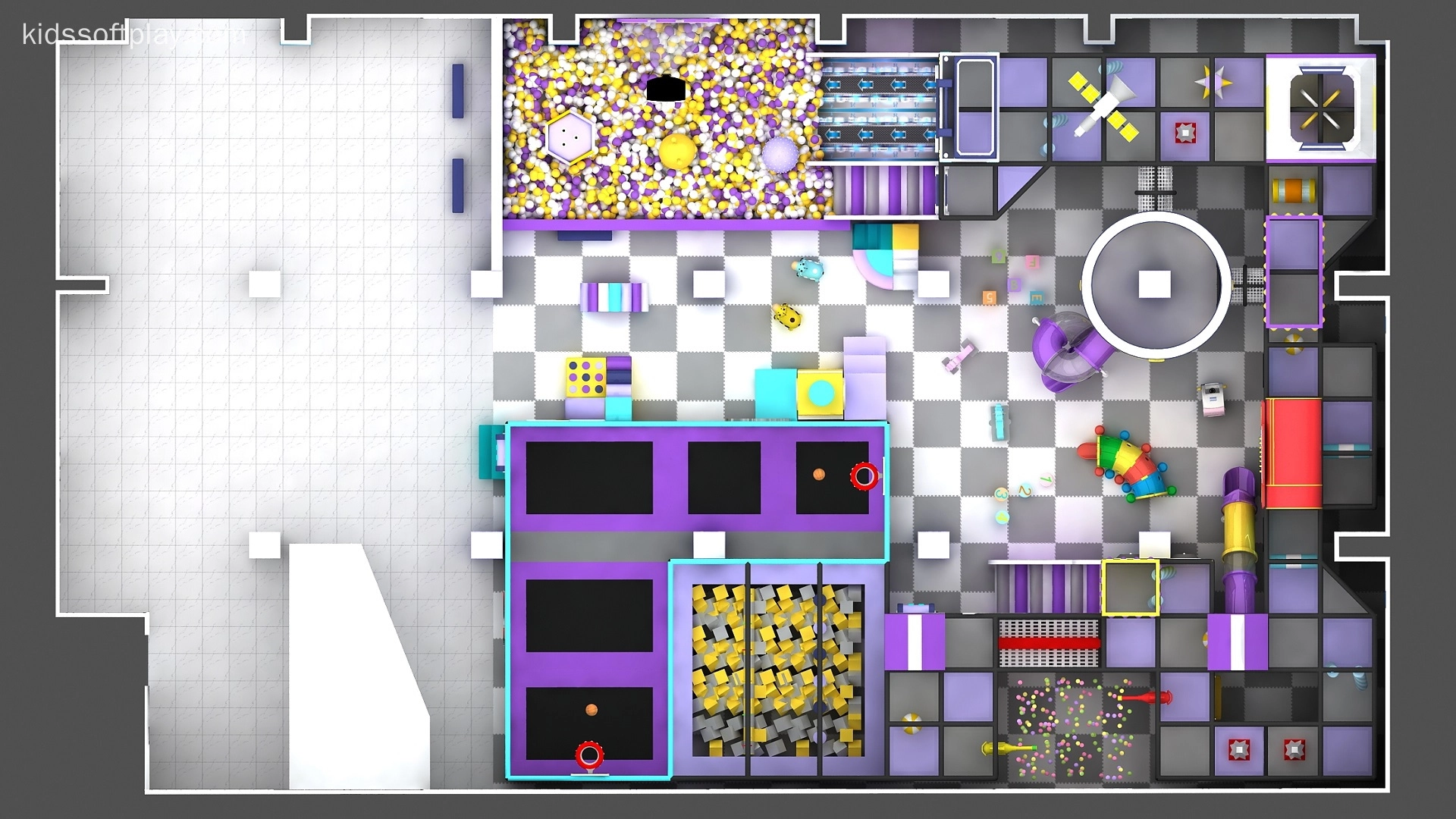 High-end Space Theme Children Indoor Playground for Commercial3 - FEI FAN