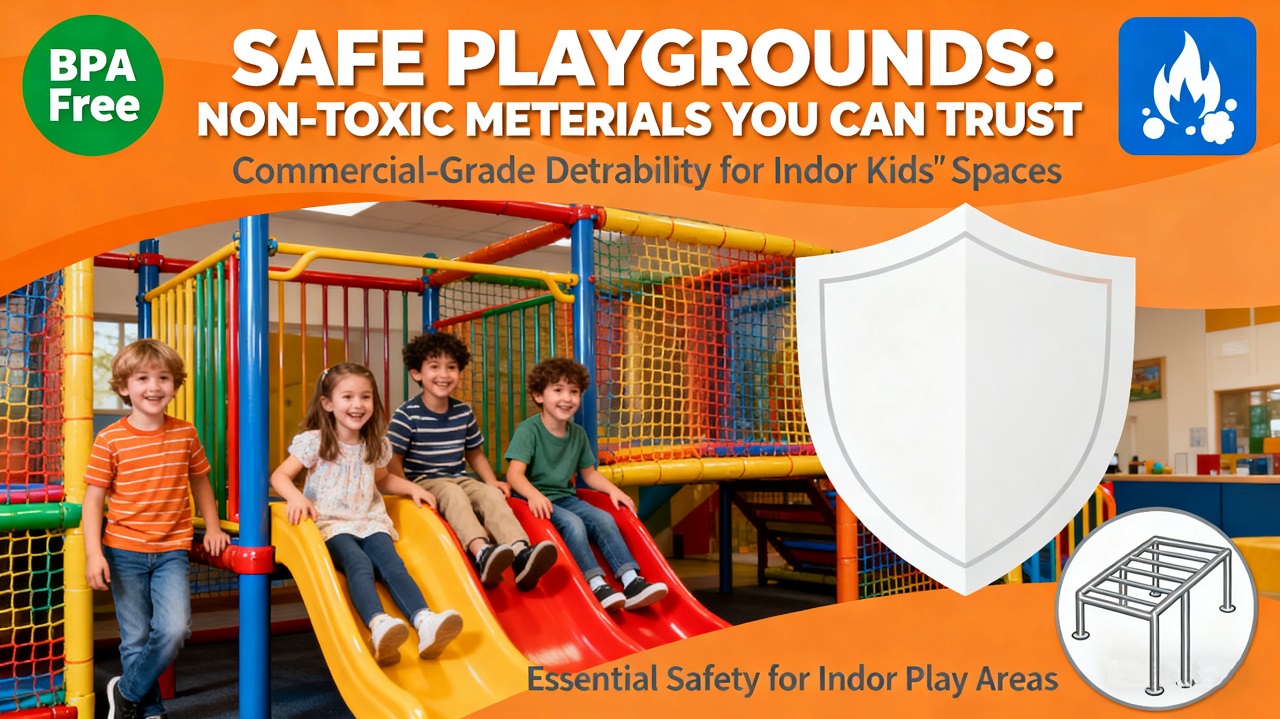 How often should commercial indoor playground equipment be inspected